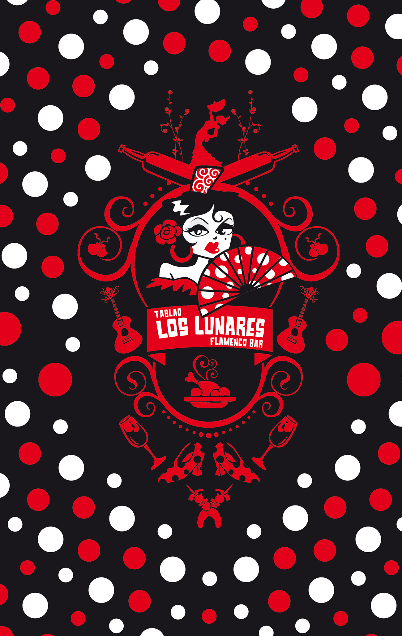 Ilustracion-Carta-Los-Lunares-Flamenco-Bar